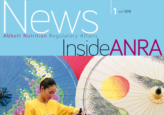 Diseño de la Revista News Inside Anra para Abbott Nutrition