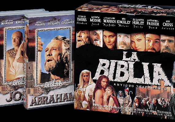 Packaging para la serie de tv “La Biblia” editada por Metrovideo.